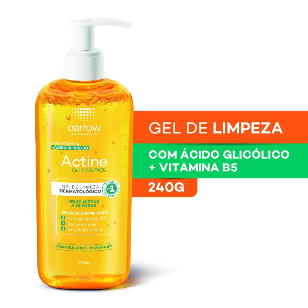 ACTINE CONTROL GEL LIMPEZA 240G