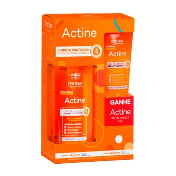 KIT ACTINE GEL DE LIMPEZA 140G+40G