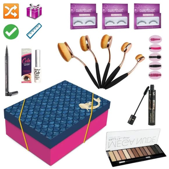 KIT MAQUIAGEM RUBY ROSE LUXO HB-2517