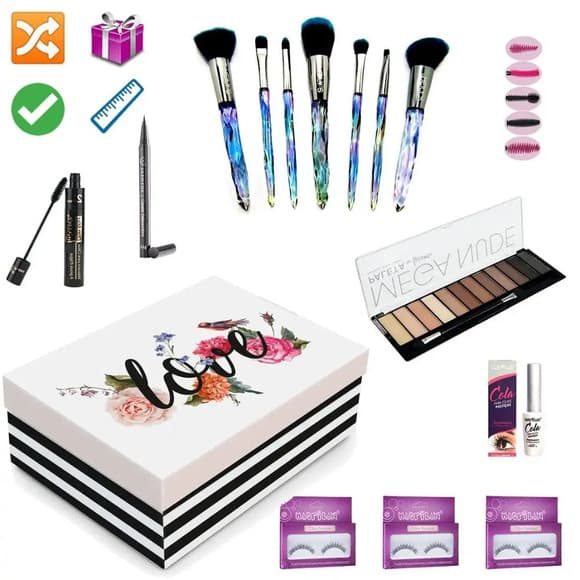 KIT MAQ RUBY ROSE 6 EM 1 HB 712