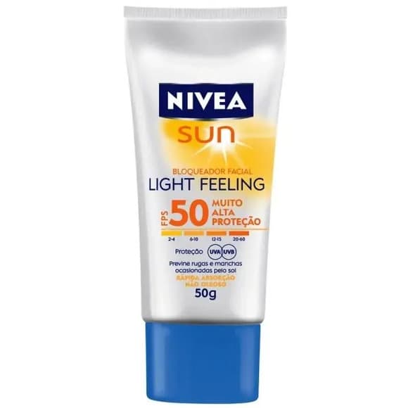 PROT SOL NIVEA BLOQ LIGHT FACIAL FPS 50