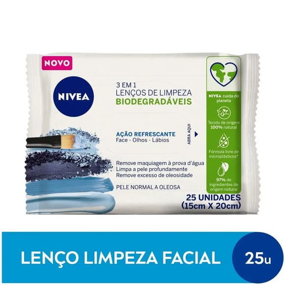 LENCO UMED NIVEA VISAGE LIMPEZA C/25
