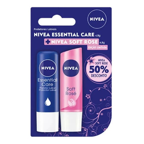 PROT LAB LIP CARE NIVEA C/2