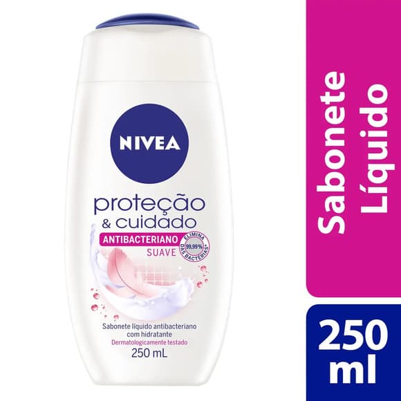 SAB LIQ NIVEA ANTIBACT SUAVE 250ML