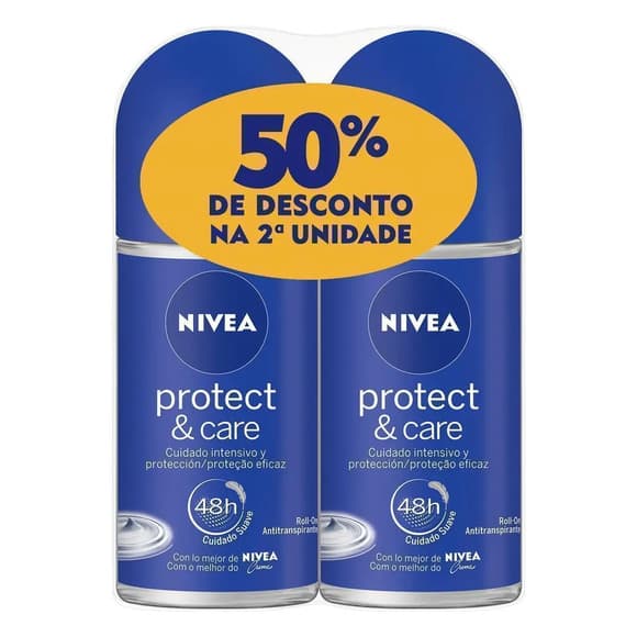 DES NIVEA ROLL ON PROT CAP LV2P50