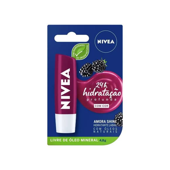 PROT LABIAL NIVEA AMORA SHINE