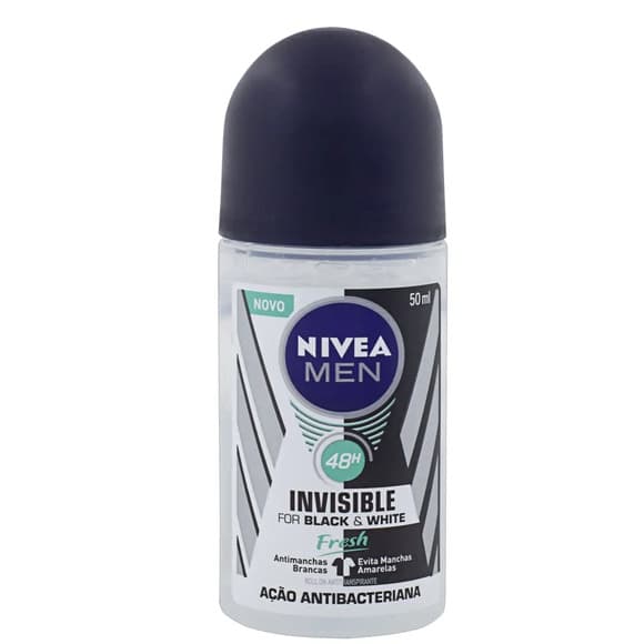 DES NIVEA ROLLON MEN BLACK WHITE 50 ML