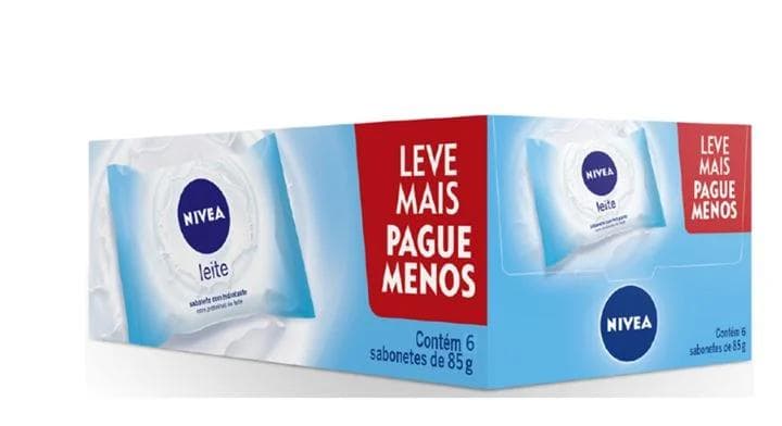 SAB NIVEA KIT C/6 LEITE  85G