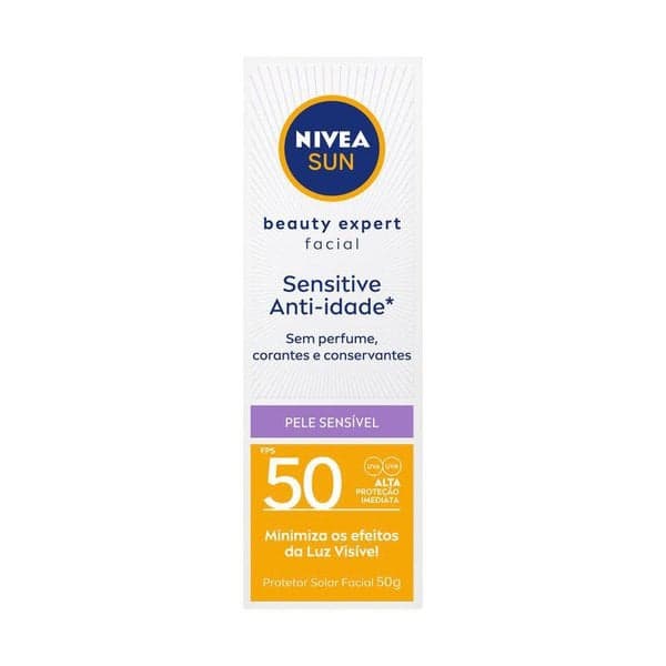 PROT SOLAR NIVEA FAC SEN F50 50G