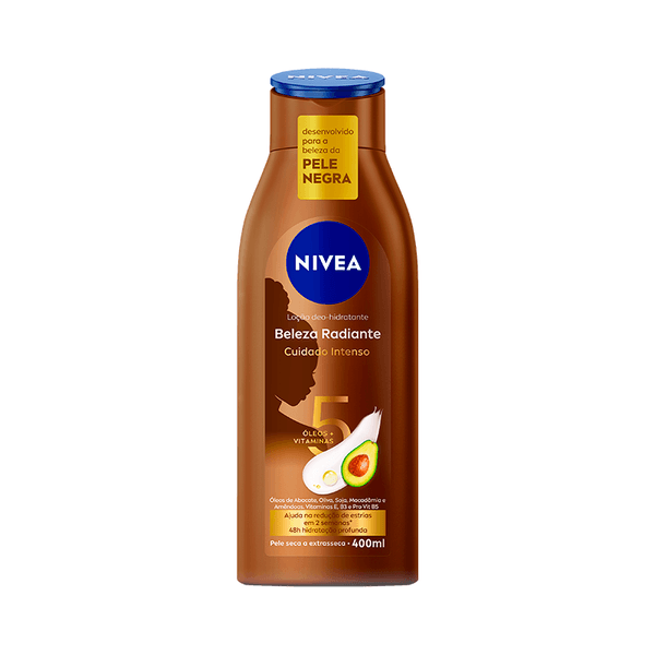 LC NIVEA RADIANTE PEL NEGR 400ML