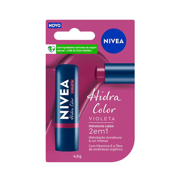 PROT LABIAL NIVEA VIOLETA CARE 4,8G