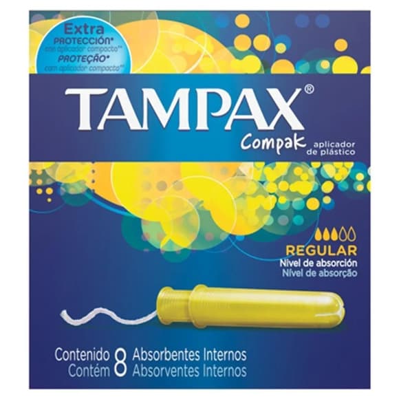 ABS TAMPAX COMPAK REGULAR C/8UN