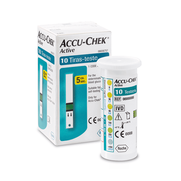 ACCU-CHECK ACTIVE 10 TIRAS