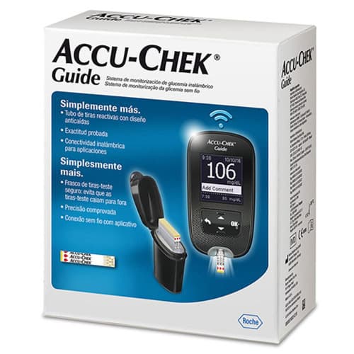 ACCU CHEK GUIDE KIT 10 LANC+10 TIRAS