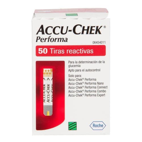 ACCU-CHEK PERFORMA 50 TIRAS TESTE