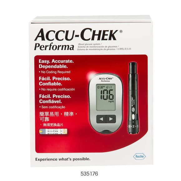 ACCU-CHEK KIT PERFORMA 10LAN+10TIR