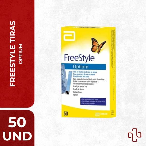 FREESTYLE OPTIUM TIRAS GLICO  50