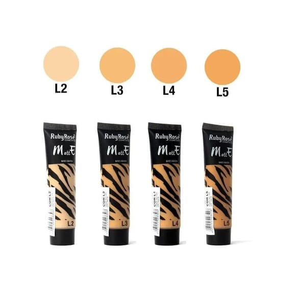BASE MATTE LIQ RUBY ROSE COR L4