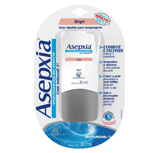 ASEPXIA MAQ ANTIACNE LIQ BEGE 30ML