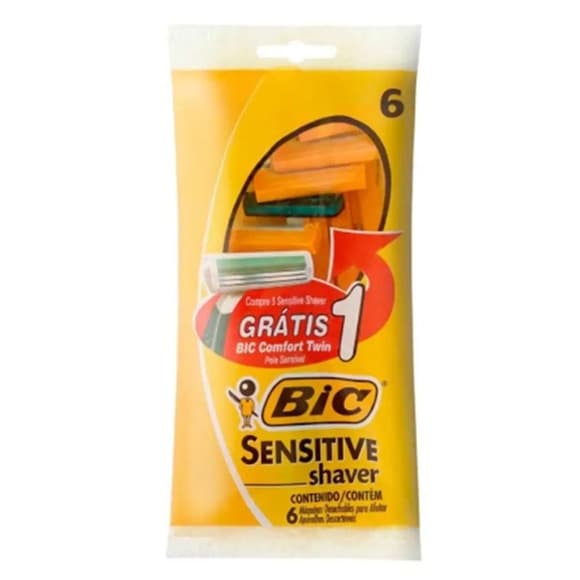 AP BARB BIC SENSITIV C/5 GRATIS 1 BIC CON