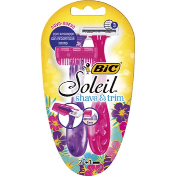 AP BARB BIC  SHAVE TRIM C/2
