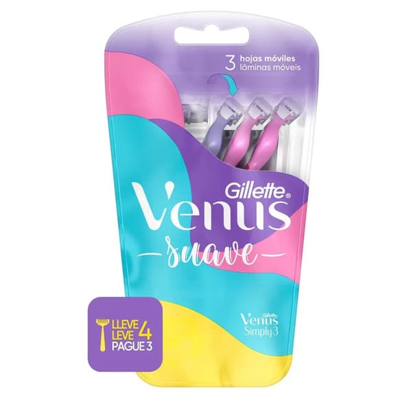 AP BARB VENUS SIMPLY ROSA 4 UNIDADES