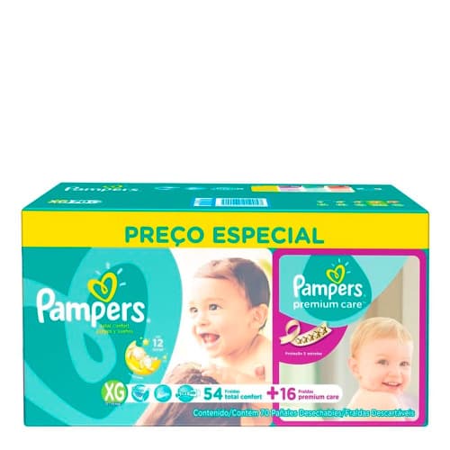 KIT FRALDAS TOTAL CONFORT+PREMIUM XG