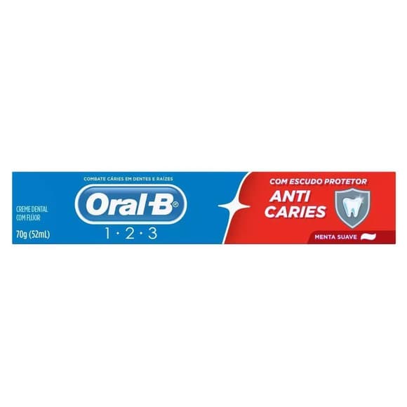 CR DENTAL ORAL B 123 ANTI CARIES 70G