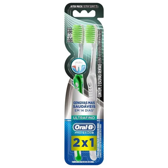 ESC DENTAL ORAL B ULTRAFINO 2X1
