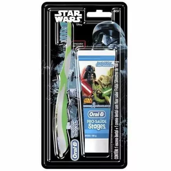 KIT ESCOVA ORAL B STAR WARS
