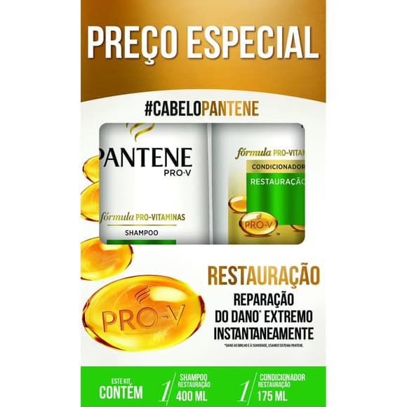 KIT SH + COND PANTEN RESTAURACAO