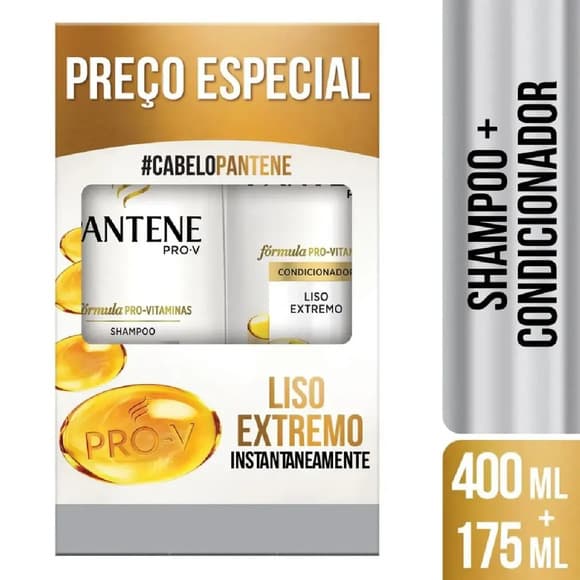 KIT SH + COND PANTEN LISO EXTREMO