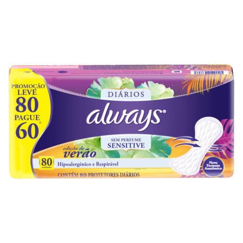 ABS ALWAYS P DIARIO C/80UN SUMME.L