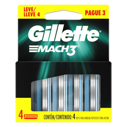 APAR GILLETTE CARGA MACH3 L4P3