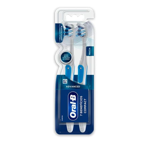 ESCOVA COMPACT ORAL B C/2