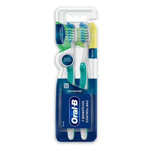 ESCOVA CONTROL BAC ORAL B C/2