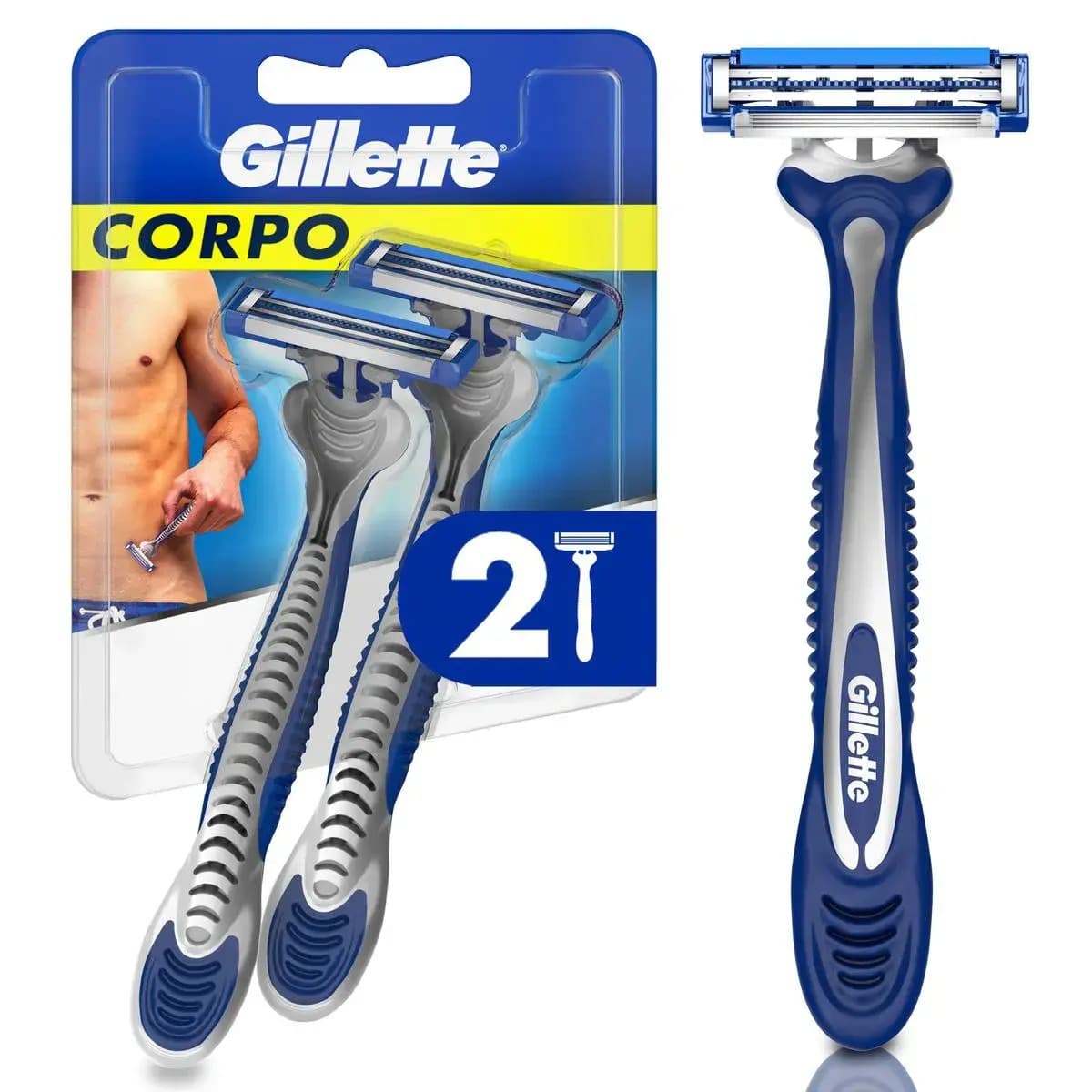 APARELHO GILLETTE CORPO C/ 2