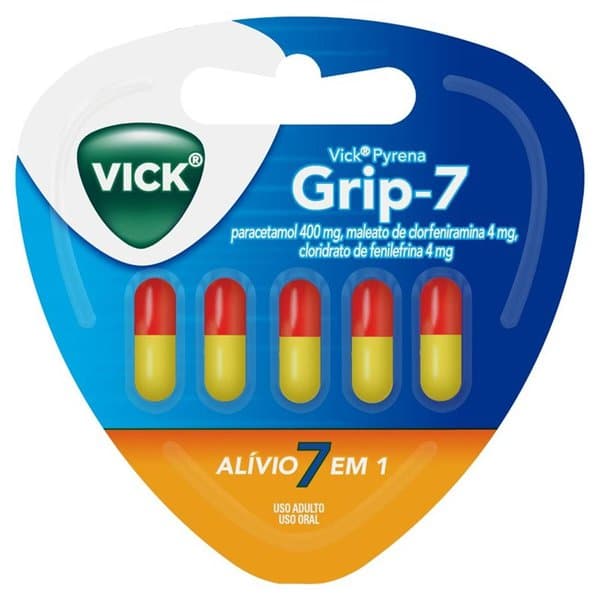 VICK PYRENA GRIP-7 BL C/5 CAPS
