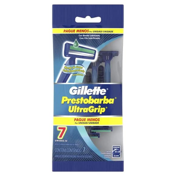 AP BARB PRESTOBARBA ULTRA GRIP C/7
