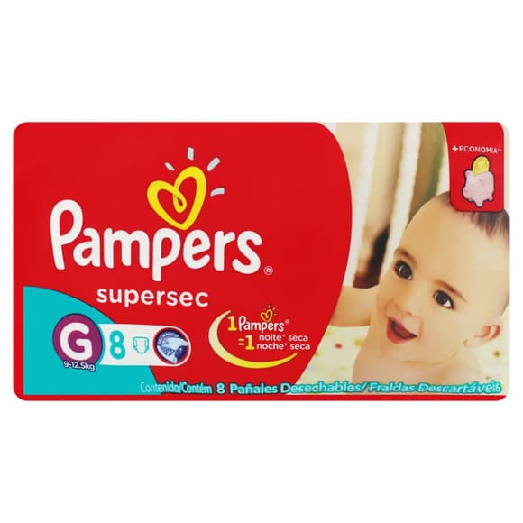 FR PAMPERS SUPERSEC (G) C/8UN
