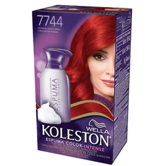 TINT KOLESTON ESPUMA 7744 VERM INTENSO