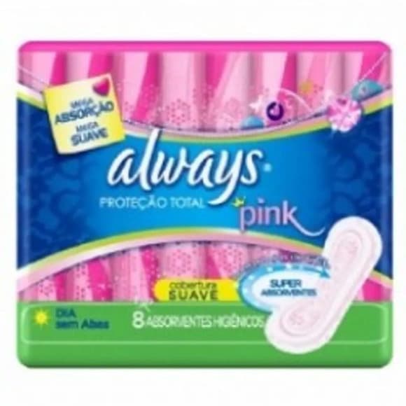 ABS ALWAYS COB SUAVE PINK  DIA S/ ABAS
