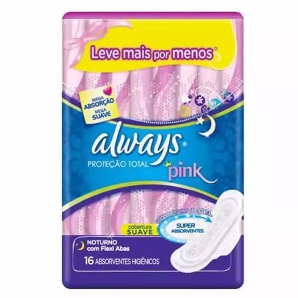 ABS ALWAYS NOTURNO PINK C/16