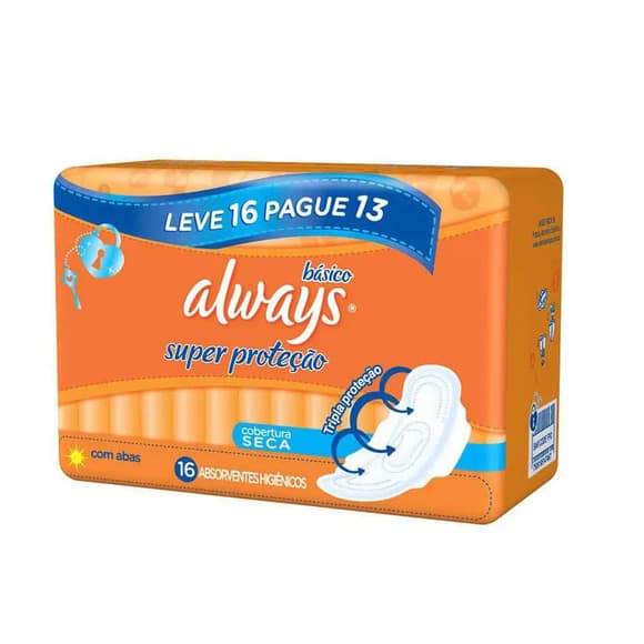 ABS ALWAYS BAS SECA S/ABAS C/16