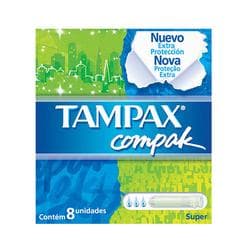 ABS TAMPAX C/ FRASQU REGULAR C/8 UNIDADES