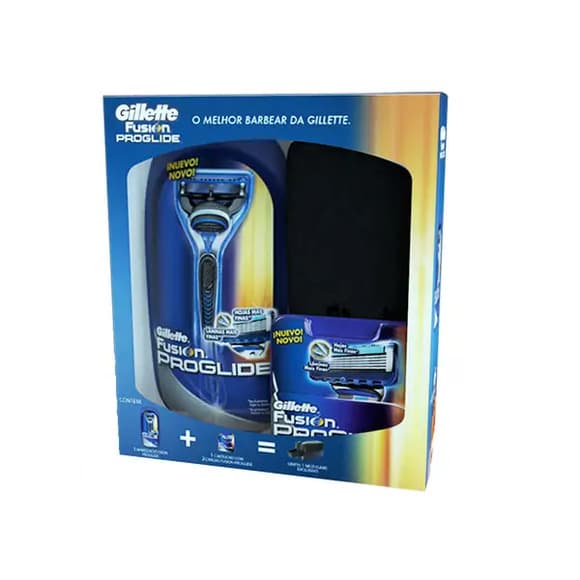KIT GILLETTE FUSION 1AP+2CARGA+NECESSAIR