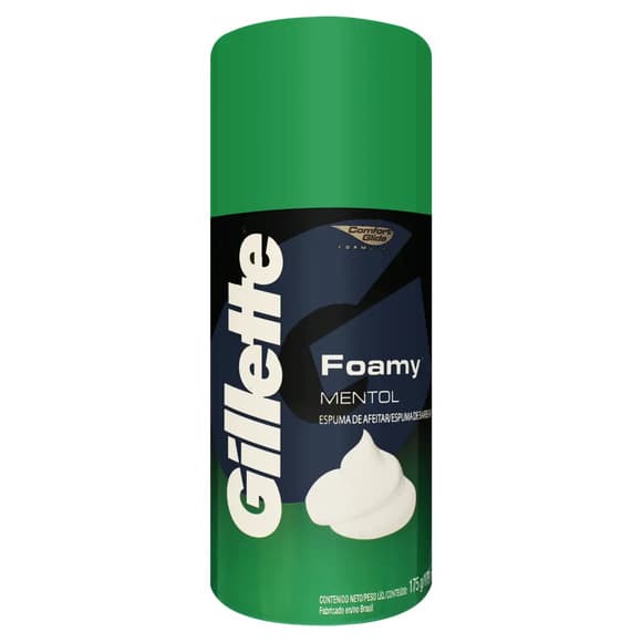 ESP BARB GILLETTE FOAMY MENTOL 175G