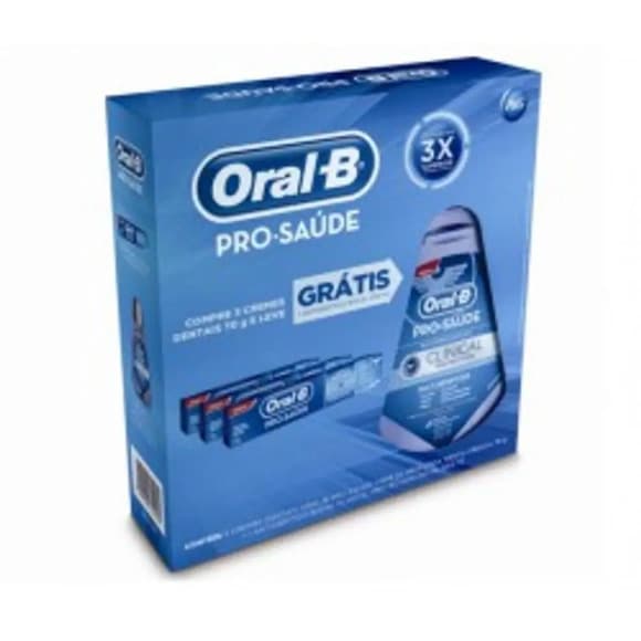 KIT CR DENT ORAL B C/ ANTISEP BUCAL