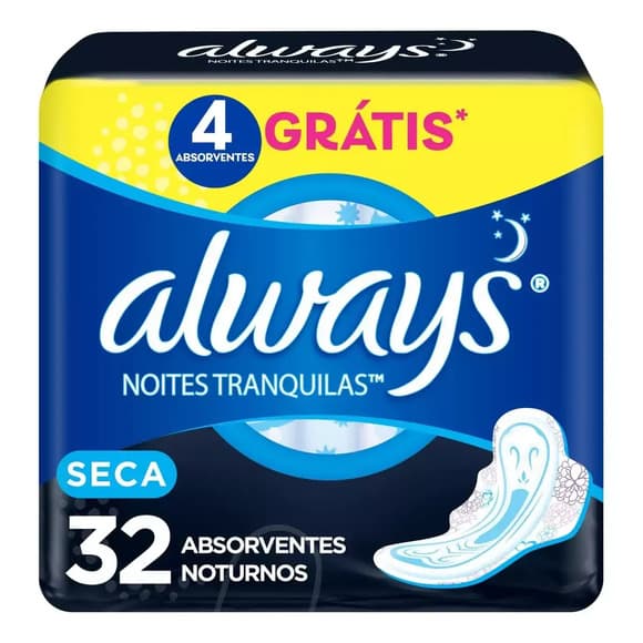 ABS ALWAYS SECA NOTURNO LV32 PG28