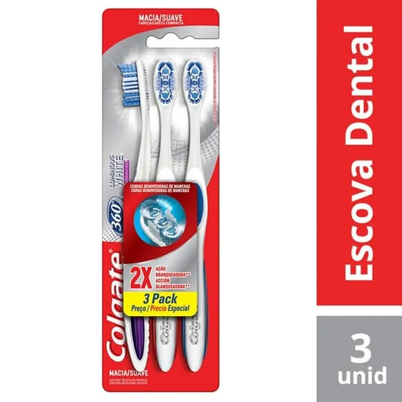 ESC DENT COLGATE 360 LUMI TRIPACK C/3